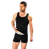 Aesco D's Damat 300 Erkek Atlet ve Boxer Takım - Siyah - XL