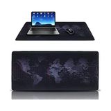 Aesco Dünya Haritalı 90X40 cm Mouse Pad, Dünya Desenli Mouse Pad