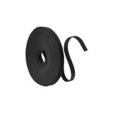 Aesco Dünya Magnet 3 Metre - Sırtsırta Cırt Bant, En: 2 Cm, Siyah, Kablo Düzenleyici, Cırt Bağı, Şerit Cırt