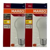 Aesco E27 Duy LED Ampul, 13W Enerji Tasarruflu ve 2700K Sarı Işık ile 2 Adet Set