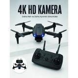 Aesco E99 Pro 4K Hd Kameralı Katlanabilir Drone App Kontrollü Uzaktan Kumandalı Mini Drone