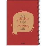 Aesco Eco Kraft Sert Kapaklı Defter, 200 Sayfa, 17X24 cm - 41 Delft Blue