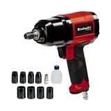 Aesco Einhell Havalı Darbeli Somun Sıkma Tc-Pw 340 (Maks. Tork 340 Nm, Sağ/sol Dönüş, Kauçuk Kaplı Sap, 8 Lokma, Boş Yağ Şişesi ve Nipel Dahil) - 4138950