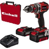 Aesco Einhell Te-Cd 18/50 Li-I Bl Power X-Change Kablosuz Darbeli Matkap (Li-Ion, 18 V, 50 Nm, Karbonsuz Motor, 1 x 2,0 Ah Pil ve 1 x 4 Ah Pxc Pil + Hızlı Şarj Cihazı)