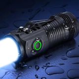 Aesco El Feneri LED USB Şarjlı-Ultra Güçlü Parlak Mini Boy El Feneri [enerji Sınıfı A++]ortam Lambası Deprem,polis,jandarma,zabıta,bekçi (Yüksek Parlaklık) - 0,7
