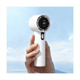 Aesco El Vantilatörü Taşınabilir Şarjlı Mini Fan - 100 Kademe Hassas Rüzgar Hızı Ayarlı, Dijital LED Ekranlı Güçlü Turbo Motor Soğutucu, Ultra Sessiz Şarj Edilebilir Masaüstü ve El Fanı (Karışık)