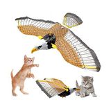 Aesco Elektrikli Uçan Kartal Kedi Oyuncağı | Asılı Uçan Kuş Kedi Oyuncağı | Hareketli Kanatlı Interaktif Kedi Oyuncağı | Ev Kedileri Için Oyun ve Egzersiz