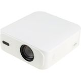 Aesco Elinux V318 Android 11 Projektör, 1080P Çözünürlük, 360 Ansı Lümen, Otomatik Focus, Wi-Fi 6, Bluetooth 5.4, 4k, Otomatik Düzeltme, 60-200 Inç Görüntü, Beyaz - 1BW-Beyaz
