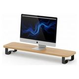 Aesco Ergonomik Ahşap Monitör Standı - 120 cm Genişlik