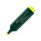 Aesco Faber-Castell 1548 Fosforlu Kalem Sarı, Uzun Ömürlü, Yeniden Doldurulabilir, Dayanıklı Plastik Gövde - 0