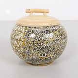 Aesco Fanus Doğal Bambu Saklama Kutusu 13X13 cm - 001-Renkli