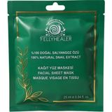 Aesco Fellyhealer Salyangoz Özlü Kağıt Yüz Maskesi, Canlandırıcı ve Nemlendirici, Tüm Cilt Tipleri Için, Paraben Içermeyen, 25 ml