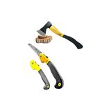 Aesco Fiber Saplı Balta Nacak Kamp Odun Kesme Katlanır Budama Testeresi El Testeresi...