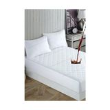 Aesco Formeya Adelya Mikrofiber Kapitone Fitted Full Kenar Su Sıvı Geçirmez Yatak Koruyucu Alez (90 x 190) - 1 x 10 m - 190 x 200 cm