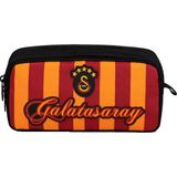 Aesco Galatasaray Iki Gözlü Erkek Çocuk Galatasaray Baskılı Siyah - Kırmızı - Sarı Okul Kalem Çantası/kalemlik - 26503 - 00-Siyah - 00-Siyah - Beyaz