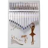 Aesco Gerçek Ağaç Kalimba - 17 Tuşlu Müzik Seti