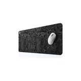Aesco Golite Classic - Gaming Oyuncu Gamer Mouse Pad, Kaymaz Taban Büyük Boy Large Ofis Tipi Mouse Ped, Fare Altlığı, Düz Masa Koruyucu Klavye Altı Mousepad - Ahşap