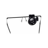 Aesco -Gözlük Model 20X16MM Optik Lens LED Işık Monoküler Büyüteç ( Lisinya )