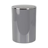 Aesco Gri Plastik Çöp Kovası, 6 Lt Kapasite - Modern Tasarım