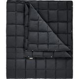 Aesco Haegs Kamp Battaniyesi - Dış Mekan Hafif Kompakt Seyahat Yorganı, Kamp ve Outdoor Malzemeleri, Kamp Yürüyüş Outdoor Şal, Battaniye 175-135 cm Siyah - 58 x 42 cm - 1 x 32 x 27 cm