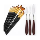 Aesco Hannah Ressam Sanat Malzemeleri Seti 12’li Fırça Seti + 5’li Metal Spatula | Akrilik, Suluboya, Yağlıboya Için Profesyonel Sanat Malzemesi Sanatçı, Öğrenci, Hobi Kullanımı - 41 Delft Blue