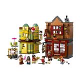 Aesco Harry Potter Kaliteli Quidditch Malzemeleri ve Dondurma Salonu 76452-8 Yaş ve Üzeri Çocuklar Için Diagon Yolu Dükkanlarını Içeren Yaratıcı Oyuncak Yapım Seti, Doğum Günü Hediyesi (795 Parça)