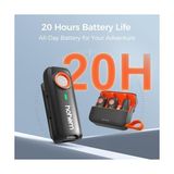 Aesco Hohem Mic-01 Kablosuz Yaka Mikrofonu, Anında Eşleştirme, Dsp Gürültü Engelleme, 20 Saat Pil Ömrü, Pc Android Kamera Gimbal Için Mini Mikrofon, Video Kaydı/röportaj, 2 Tx+1 Rx+Şarj Kutusu - Ahşap