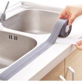 Aesco Hombak Gri Duş Pvc Lavabo Küvet Tezgah Kenar Banyo Mutfak Pencere 3,2 mt Su Sızdırmaz Geçirmez Yalıtım Bant - Ahşap