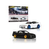 Aesco Hot Wheels 1:64 Ölçekli Araçlardan Oluşan Premium Car Culture 2'li Paket, Benzersiz Çiftler, Real Riders Tekerlekler, Metal/metal Şasi, Koleksiyonculara Uygun Hediye, JBK96