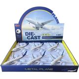 Aesco HW-180 2830 Blue Cb Işıklı Sesli Metal Yolcu Uçağı
