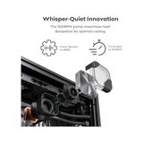 Aesco Hyperflow Silent 360 Beyaz – Ultra Sessiz Aıo Sıvı Cpu Soğutucu, 3100 Rpm Pompa, Üçlü Sessiz Fanlar, Üstün Isı Dağılımlı Yüksek Verimli Radyatör, Intel ve Amd Uyumlu