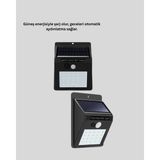 Aesco IP65 Dayanıklı Solar Enerjili Dış Cephe Aydınlatma - Lisinya
