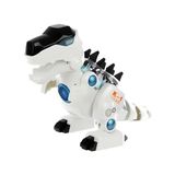 Aesco Işıklı ve Müzikli Hareketli Oyuncak Robot Dinozor Mekanik Elektronik Yürüyen T-Rex Dinozor (Beyaz)