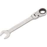 Aesco Izeltaş 0345 Mafsallı Cırcır Kombine Anahtar 15MM - 001-Renkli