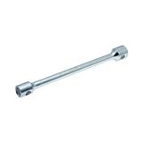 Aesco Izeltaş 1874092427 Ağır Tip Bijon Anahtarı Kısa, Krom, 24 x 27 mm
