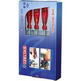 Aesco Izeltaş 4120 Yıldız Tornavida Seti 6 Parça Kraft