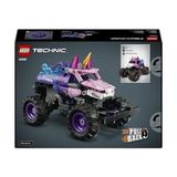 Aesco Jam Sparkle Smash Çek–bırak 42220 – 7 Yaş ve Üzeri Çocuklar Için Işıltılı Yıldızlar ve At Boynuzu Gibi Detaylar Içeren Canavar Kamyon Oyuncak Yapım Seti, Hediye Fikri (243 Parça)