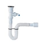 Aesco Japar Çatallı Lavabo Sifonu 50 mm