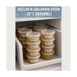 Aesco Jouis Saklama Kabı Sos 50 Adet 120 ml – 4 Oz Kemik Suyu, Ilik Suyu, Anne Sütü, Sos ve Püre Dondurucu Uyumlu Buzluk Kabı, Sızdırmaz Kapaklı (Bpa Içermez - Kaliteli)