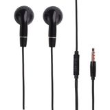 Aesco K105 Stereo 130 cm Klasik Çivi Jack Efsane Düz Model Dahili Mikrofonlu Kablolu Hifi Hd Ses Kablolu Kulaklık (Siyah)
