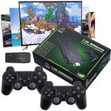 Aesco Kablosuz Çift Kollu Retro Oyun Kumandası, 32 GB Dahili Hafıza ile Pc Uyumlu Siyah Gamepad