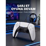 Aesco Kablosuz Oyun Kolu Ps5 Uyumlu Ergonomik Tasarım ve Hassas Kontrol Yeni Nesil