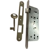 Aesco Kale Oval 151 R 40 mm Nikel Oda Kapı Kilidi