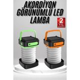 Aesco Kamp Feneri Lambası Solar Güneş Enerji Portatif Işıldak Şarjlı ( Lisinya )