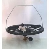 Aesco Kamp Ocağı Seti, Piknik Için Tam Set: Başlık, Brülör ve Tencere Oturağı - - - 2,5 g / 23 cm