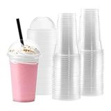 Aesco Kapaklı Milkshake Bardağı 400ML, 100 Adet Soğuk Içecek Için - Acı Yeşil