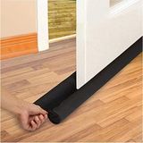 Aesco Kapı Altı Rüzgar Önleyici Isı Yalıtım Süngeri - 85 Cm, Çift Taraflı, Siyah
