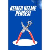 Aesco Kemer Delici Kemer Delme Pensesi Delik Açıcı Şık Aparatı Aparat - Lisinya
