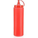 Aesco Ketçap Şişesi - 1000ML Dev Boy Kırmızı 3 Adet