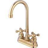 Aesco Kingston Brass KB492AX Bar Musluğu, Cilalı Pirinç, 10,64 cm Ağız Erişimi